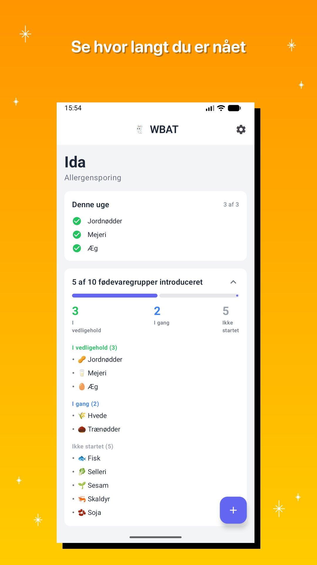 Se hvor langt du er nået